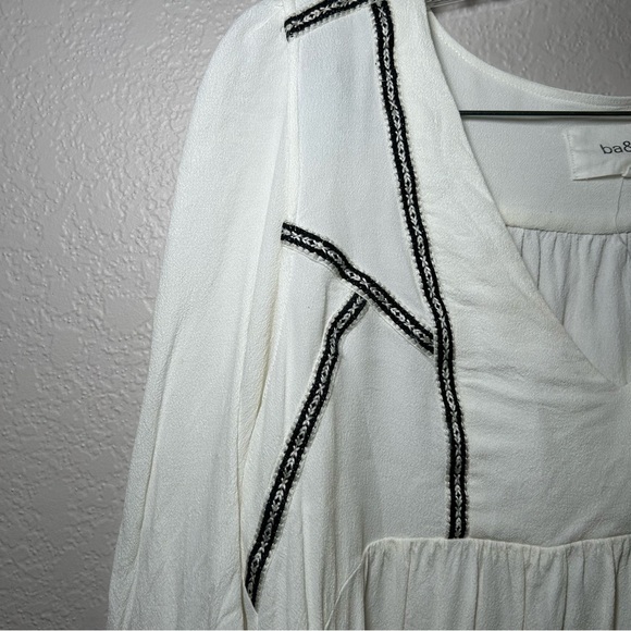 ba&sh Amber Embroidered‎ Empire Waist Top white women’s S boho office minimal - Picture 3 of 9